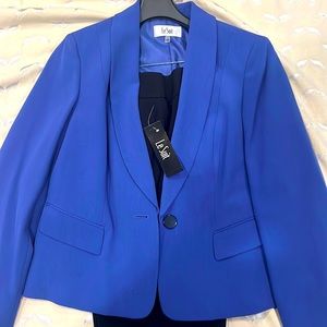 Le Suit Marino Blue 2 piece, Size 14